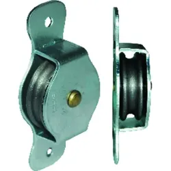 Handwerker-Seitenrolle, 495/60,Rad Ø 60mm, Breite 12mm, Gleitlager, Stahl