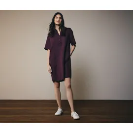 Cecil Blusenkleid Knielang Unifarben Rot 46