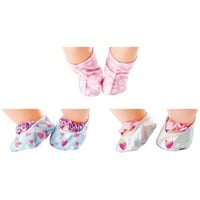 SIMBA 105560017 - New Born Baby Schuhset 3 Paar)