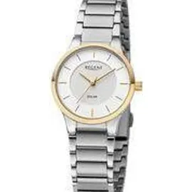 REGENT Damen Armbanduhr Analog Metallarmband silber