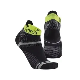 SIDAS Run Feel Laufsocken 2 Paar Schwarz/Gelb 39-40