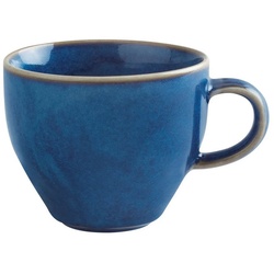 Kahla Tasse Homestyle Milchkaffeetasse 0,30 l, Porzellan, Handglasiert, Made in Germany blau