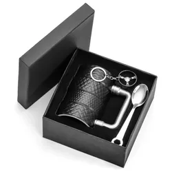Gadget Master Men Gift Set, Keramik Reifen-Tasse 400ml, Maulschlüssel-Löffel, Schlüsselanhänger