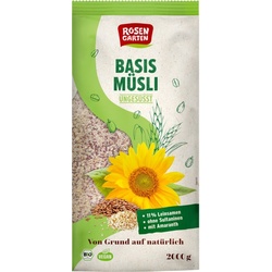 Rosengarten Basis Müsli ungesüßt bio 2kg