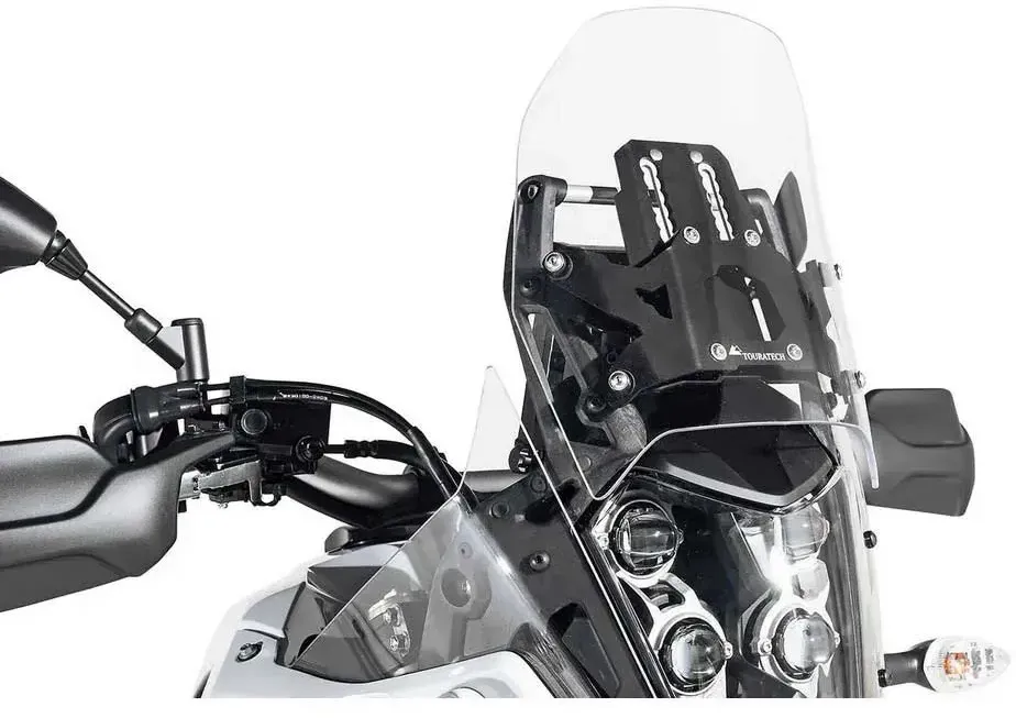 Touratech Yamaha Tenere 700 Adjustable Brackets Windschutzscheibe - Black - One Size