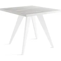 WFL GROUP Esstisch Quadro 100-150 cm - Industrial Esszimmertisch