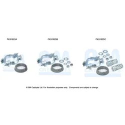 BM CATALYSTS Montagesatz, Katalysator  für RENAULT FK91625