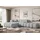 altdecor Ecksofa in L-Form Corner Sofa Bett Eckcouch Couch Wohnlandschaft Cauchsofa Olea-L2-309x190x70 cm Hellgrau