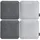 Dune Design DuneDesign Stuhlkissen 35 x 35 cm Grau