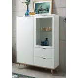 Finori Highboard GÖTEBORG 53 - weiß