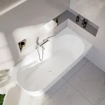 Evineo ineo7 Eckbadewanne 180 x 80 cm (BE4048WH)