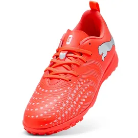 Puma Future 9 Play TF Kinder glowing red/puma white/puma black/puma silver 35