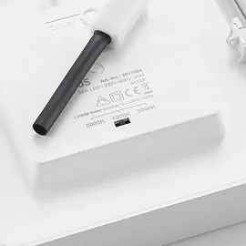 PRIOS LED-Deckenleuchte Alette, weiß, 22,7 cm 24W, dimmbar - Weiß