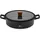 Gerlach Topf Keramik-Kochtopf Induktion Induktiontopf Kochgeschirr Induktionsgeeignet 28 cm, Schwarz