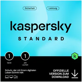Kaspersky Lab Kaspersky Standard 2025 1 Gerät 1 Jahr DE Win