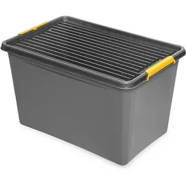 Kreher Aufbewahrungsbox Solid Box 60 l 1-tlg. grau