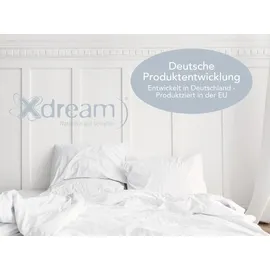 XDream Pure Topper ergonomischer Komfortschaum 80 x 200 cm weiß