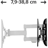 Hama TV-Wandhalterung schwenkbar, neigbar, ausziehbar, 122 cm (48") bis 25 kg -12 - 12°