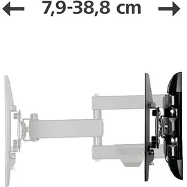 Hama TV-Wandhalterung schwenkbar, neigbar, ausziehbar, 122 cm (48") bis 25 kg -12 - 12°