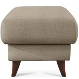 Konsimo Hocker Gustavo Kunststoff 53 x 49 x 53 cm Beige/Braun