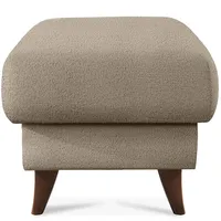 Konsimo Hocker Gustavo Kunststoff 53 x 49 x 53 cm Beige/Braun