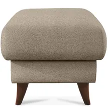 Konsimo Hocker Gustavo Kunststoff 53 x 49 x 53 cm Beige/Braun
