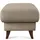 Konsimo Hocker Gustavo Kunststoff 53 x 49 x 53 cm Beige/Braun