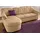 DOMO collection Ecksofa »Flores Schlafsofa, B/T/H: 233/142/86 cm, L-Form« wahlweise mit Bettfunktion, wahlweise mit Federkern, auch in Leder beige
