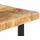 vidaXL Bartisch 120 x 58 x 107 cm Raues Mangoholz Braun