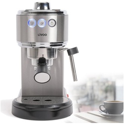 LIVOO Espressomaschine LIVOO Espressomaschine Kaffeemaschine 1 L Kaffeepulver Pads