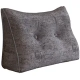 Vercart Keilkissen, Grau, Textil, Mode, Rechteckig, 20x60 cm, CE, Wohntextilien, Kissen, Rückenkissen