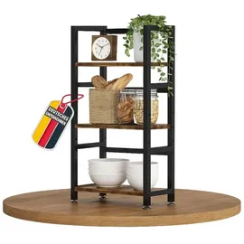 mein-regal Küchenregal 40 x 18 x 76 cm Braun