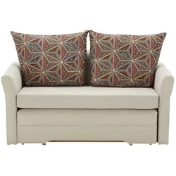 Schlafsofa  City ¦ beige ¦ Maße (cm): B: 146 H: 91 T: 95