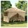 vidaXL Faltpavillon 4,1 x 1,5 m inkl. 4 Seitenteile Beige