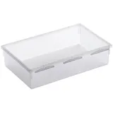 Rotho Aufbewahrungsbox Basic 15 x 23 cm Kunststoff Transparent L (Large)