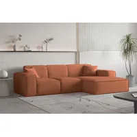 Fun Möbel Ecksofa Designersofa CELES PREMIUM Stoff Ascot Bukla