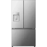 Hisense RF815N4SESE, Freistehend, French door, Edelstahl, Metall, Metallrahmen, 634 l - Silber