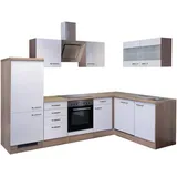 Quartier Küchenzeile Florenz 280 cm weiß