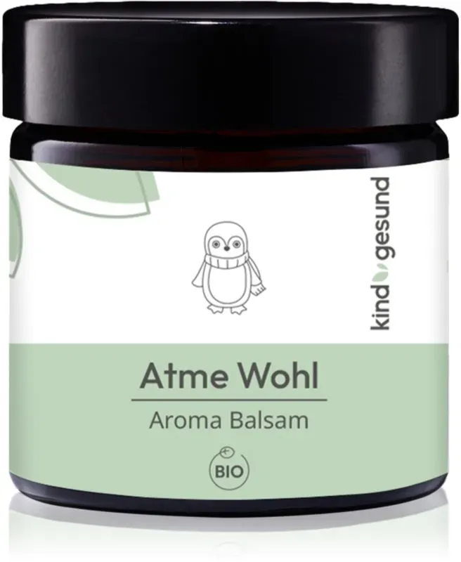 Kindgesund Atme Wohl Aroma Balsam Balsam zur Förderung der Gesundheit der Atemwege 50 g