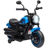 Homcom Kindermotorrad Elektrofahrzeug blau (1-tlg)
