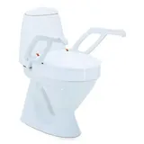 Invacare Aquatec 90000 Toilettensitzerhöhung mit Armlehnen 10 cm weiß