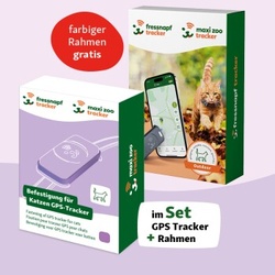 Fressnapf GPS-Tracker für Katzen + Befestigung lila