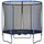 Homcom Trampolin 244 cm inkl. Sicherheitsnetz blau/schwarz