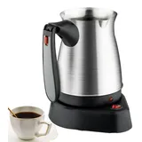 shpuuyy Elektrische Wasserkocher - 600W 500ml Kanne aus Edelstahl,Elektrischer Wasserkocher - Für Tee, Kaffee, Wasser, Studenten, Erwachsene, Männer, Frauen, Zuhause, Büro, Reise Sowie Küchen