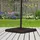 Outsunny Schirmgewicht, 4-tlg. Schirmständer, mit 80 kg Wasser oder 120 kg Sand befüllbar, hdpe, Schwarz, 100 x 100 x 9,5 cm