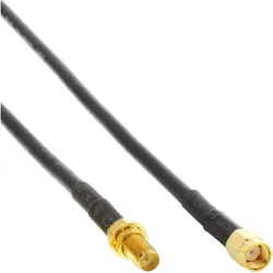 InLine WLAN Kabel - R-SMA-Stecker auf R-SMA-Kupplung - 10m