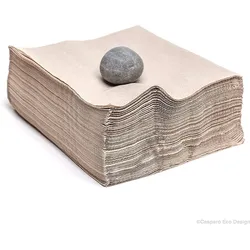 Plantvibes® 100 hochwertige Papier-Servietten, umweltfreundlich, 100% biologisch abbaubar, 33x33cm