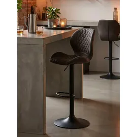Hela Barhocker Sonja Mikrofaser braun 2 Stk.