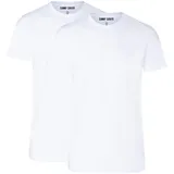 Camp David T-Shirt 2er Pack weiß M