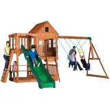 Backyard Discovery Spielturm Hillcrest mit Schaukeln B1808058